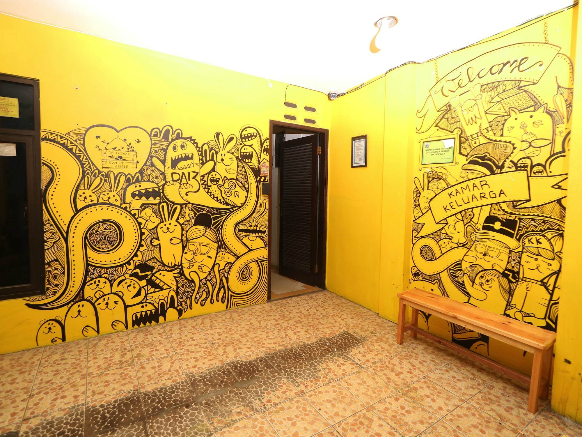 Kamar Keluarga Mangga Besar Otel Cakarta Dış mekan fotoğraf